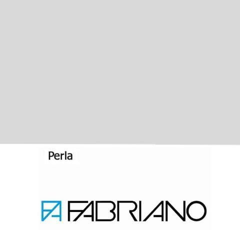 Папір для дизайну Fabriano Colore B2 (50*70 см) 200г/м2, дрібне зерно, №22 PERLA (Світло-сіра) 