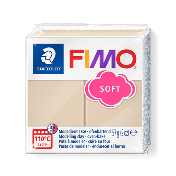 Пластика «FIMO Soft», 56 г. Колір: Сахара №70