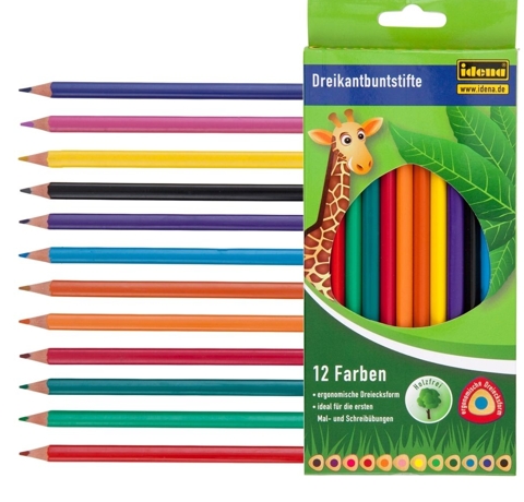 IDN набір олівців Ergonomic, 2.5 мм, 12 кольорів 