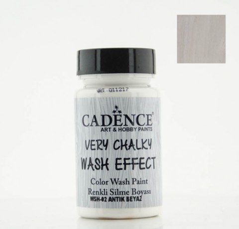 Cadence винтажная краска на акриловой основе Very Chalky Wash Effect, 90 мл, АНТИЧНЫЙ БЕЛЫЙ