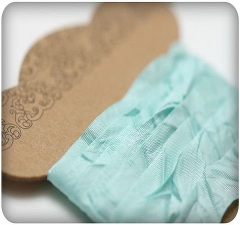 Лента Shabby ribbon «Тиффани» ScrapBerrys, 10 мм, 1 метр