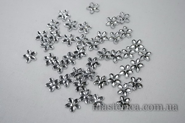Стразы пластиковые Цветочек, 150 шт.