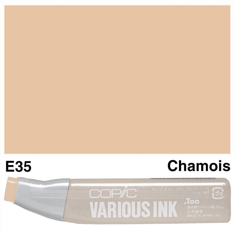 Чернила для маркеров Copic Various Ink, #E-35  Chamois (Темний беж)