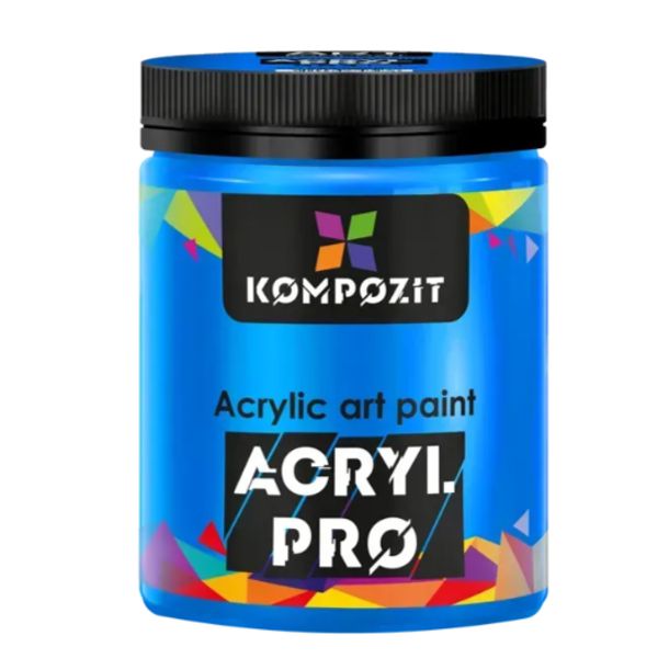 Акрилова художня фарба ArtKompozit 430 мл, #556 ФЛУОРИСЦЕНТНИЙ СИНІЙ - фото 1