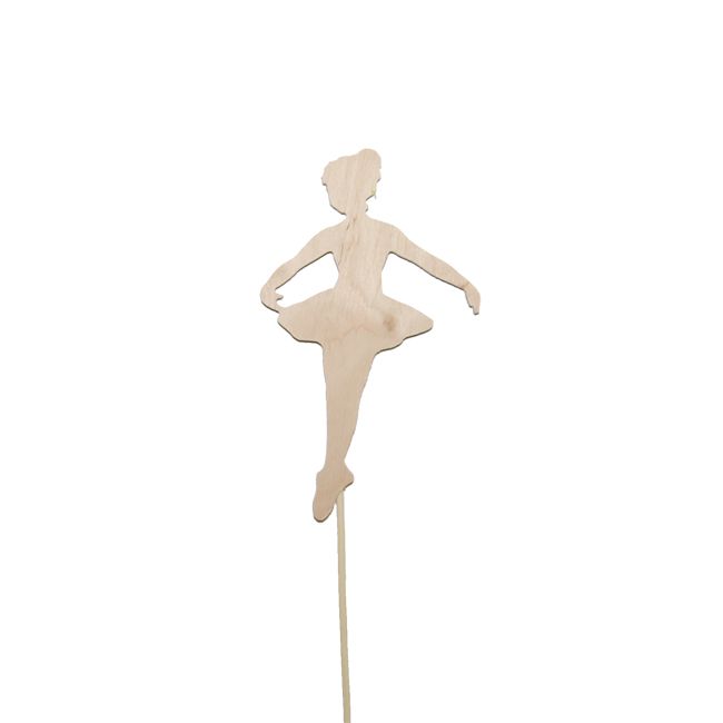 Декор на паличці «Балерина №3» (14 см, ніжка близько 20 см.) 