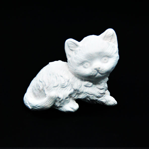 Гіпсова декоративна фігурка "Кіт маленький", 4,5х3,5 см 