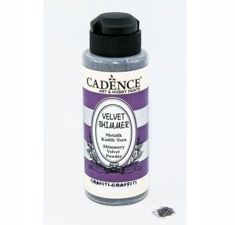 Cadence пудра бархатная перламутровая (Флок), 120 ml. Цвет: ГРАФИТ