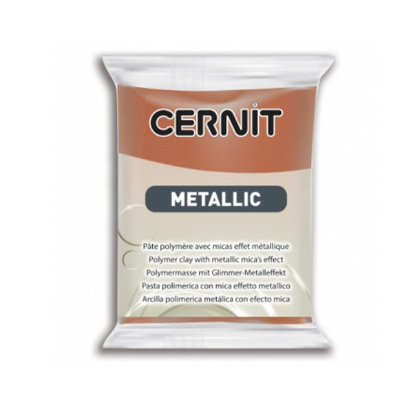 Полимерная глина Cernit Metallic №058 БРОНЗА, 56 гр. 