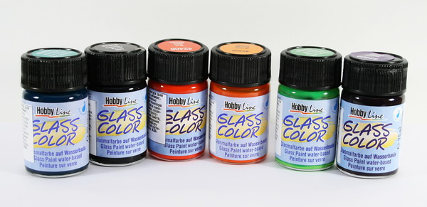 Краски по стеклу Glass Color HobbyLine, 20 ml