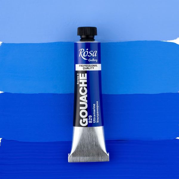 Гуашевая художественная краска, ROSA Gallery, туба, 20мл, Ультрамарин (829)