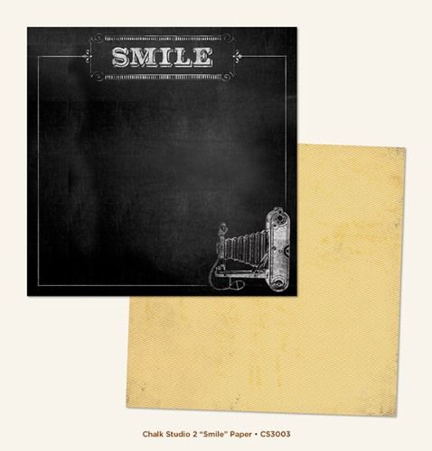 Папір для скрапбукінгу "Smile" 30,5х30,5 см 