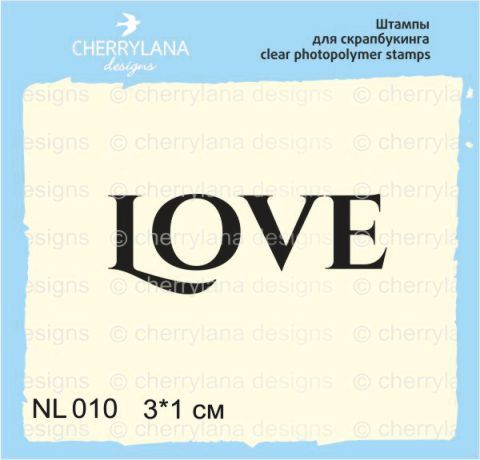 Прозорий штамп для скрапбукінгу «Love 1» 