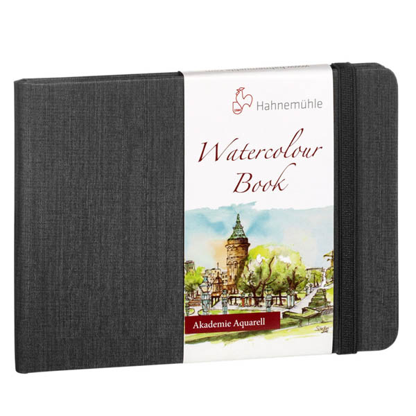 Блокнот для акварелі Hahnemuhle "WC Book", дрібне зерно, пейзажний, А4, 30л/60стор, 200г/м2  - фото 1
