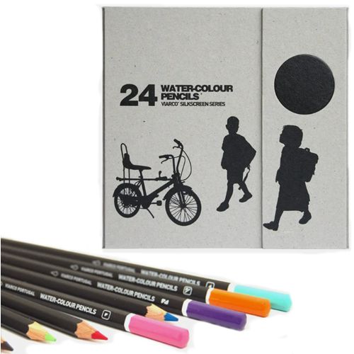 VIARCO Набір акварельних олівців BOX CHILDS DESIGN, 24 шт. - фото 1