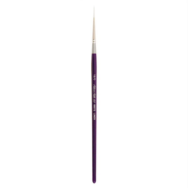 Пензель лайнер SILVER SILK 8807S, синтетика, к.р., SilverBrush. №18/0 (0,5мм) 