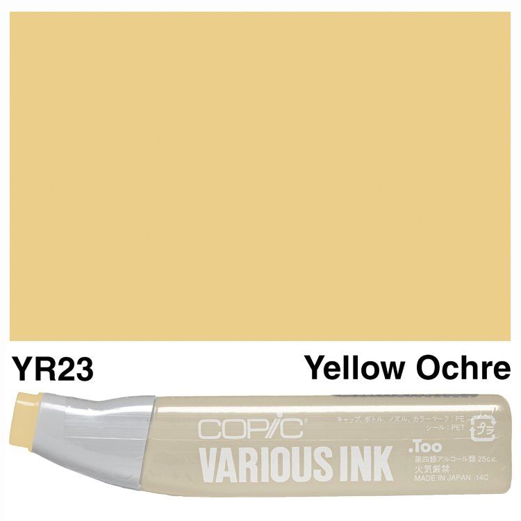 Чорнило для маркерів Copic Various Ink, #YR-23 Yellow ochre (Жовта охра) 