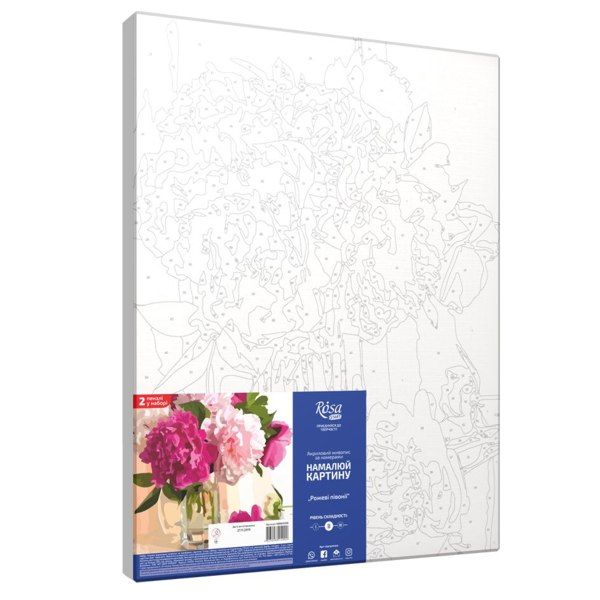 Картина по номерам Rosa Start «Розовые пионы», 35x45 см - фото 1