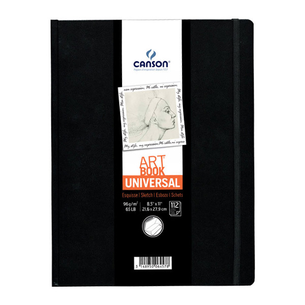 Canson блокнот для скетчу ARTBook Universal (112) 96 гр/кв.м., А4 (21,6 х27, 9 см)  - фото 1