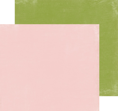 Папір для скрапбукінгу Lt.Pink/Green Distressed Solid, 30х30 см 