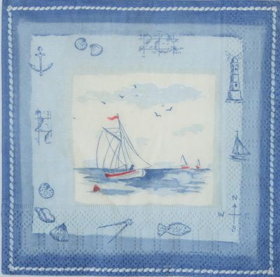 Салфетка Парусник-2