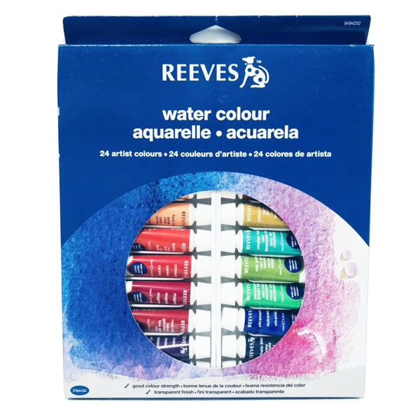 Набір акварелі Reeves Watercolour Set, 24 кольори, 10 мл 