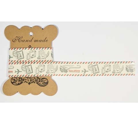 Лента декоративная «Post office», хлопок, 2 см/1,5 м