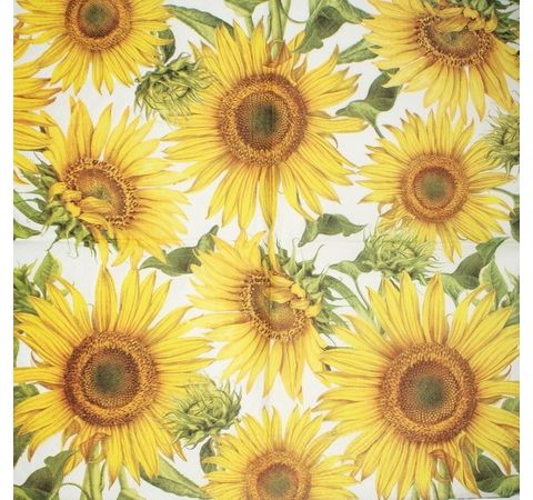 Салфетка Подсолнухи и бутоны