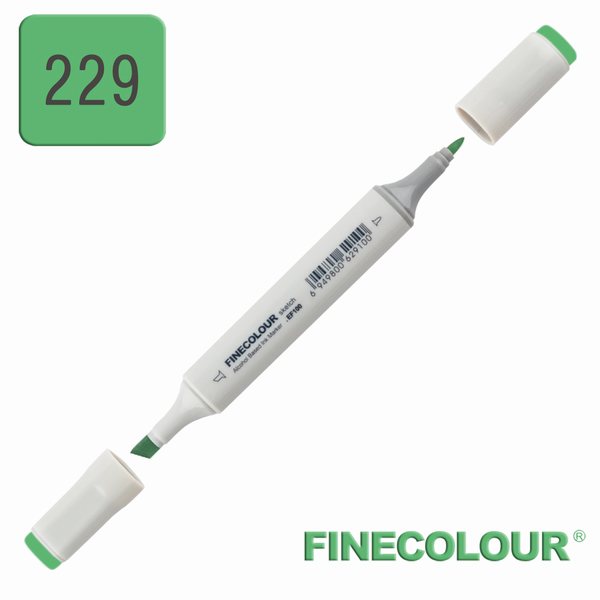 Маркер спиртовой Finecolour Sketchmarker 229 оттенок зеленого YG229