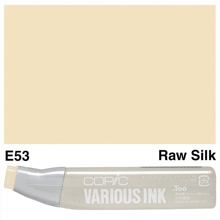 Чернила для маркеров Copic Various Ink, #E-53 Raw silk (Шовковий)