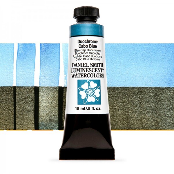 Акварельная краска Daniel Smith, туба, 15мл. Цвет: Duochrome Cabo Blue s1