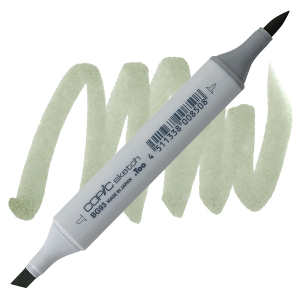 Copic маркер Sketch №BG-93 Green gray (Сіро-Зелений) 