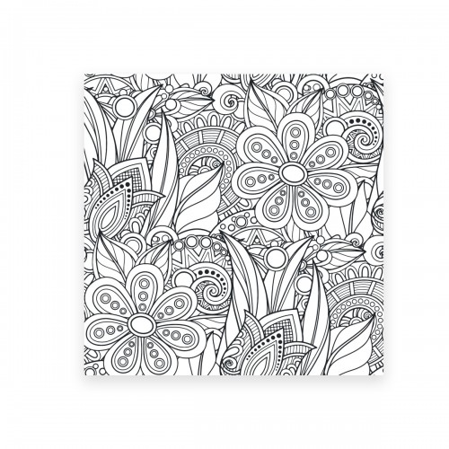 Розмальовка SANTI антистресс "Казкові квіти", 20х20 см, 20 стр. - фото 2