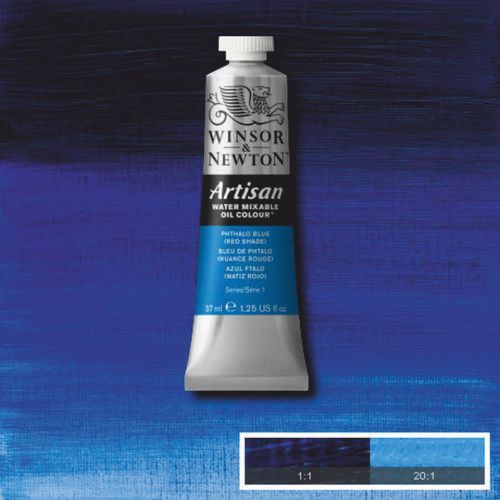 Масляная краска, водорастворимая, Winsor Artisan 37 мл, №514 Phthalo blue/Red shade