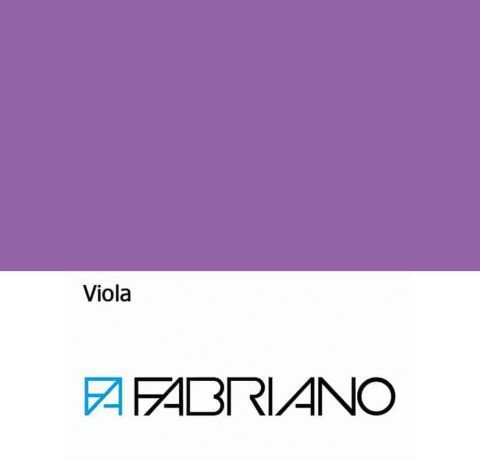 Папір для дизайну Fabriano Colore B2 (50*70 см) 200г/м2, дрібне зерно, №24 VIOLA (Темно-фіолетовий) 