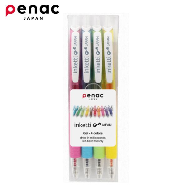 Набір гелевих ручок Penac Inketti -Пастель-, 4 х 0,5 мм.