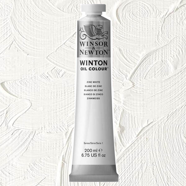 Масляная краска Winton от Winsor&Newton, 200мл. №748 Белила Цинковые