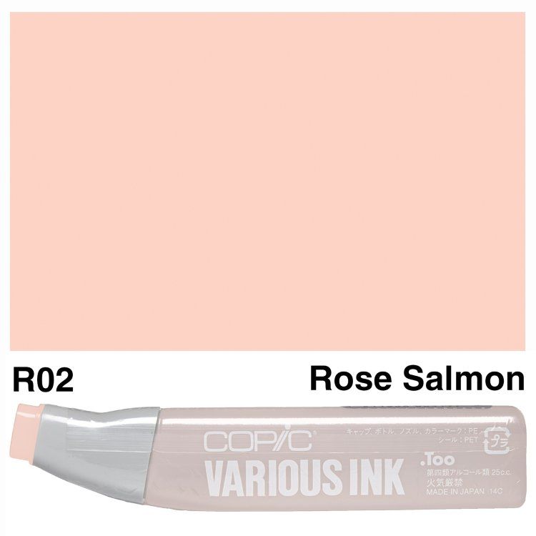 Чорнило для маркерів Copic Various Ink, #R-02 Rose Salmon (Натуральний) 