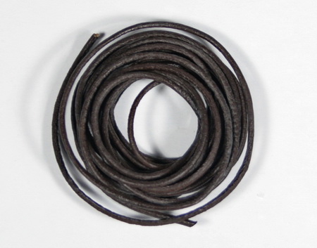 Шнур кожаный, шоколадный, 2 м