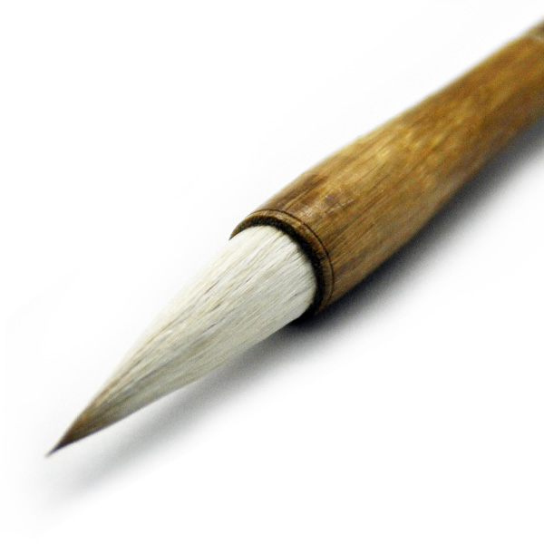 Пензлик для каліграфії з натуральним ворсом, довга ручка, KOLIR  - фото 2