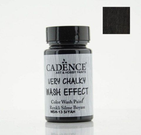 Cadence винтажная краска на акриловой основе Very Chalky Wash Effect, 90 мл, ЧЕРНАЯ