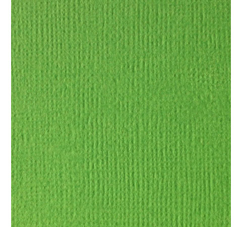 Кардсток текстурный 216 гр/м2, Ярко-зеленый, 30,5х30,5 см