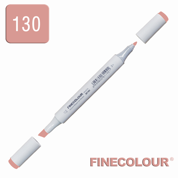 Маркер спиртовой Finecolour Junior 130 коричнево-розовый RV130