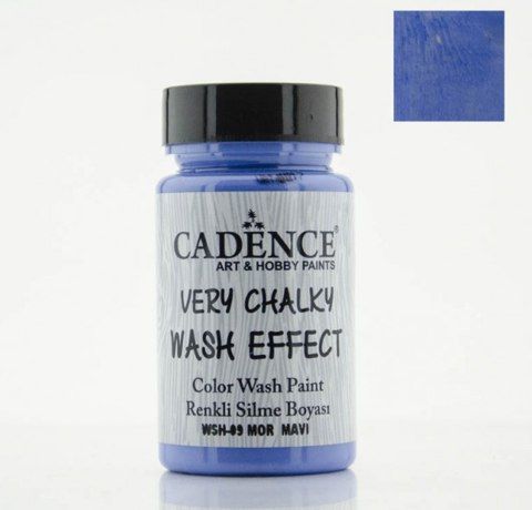 Cadence винтажная краска на акриловой основе Very Chalky Wash Effect, 90 мл, СТАЛЬНАЯ СИНЯЯ