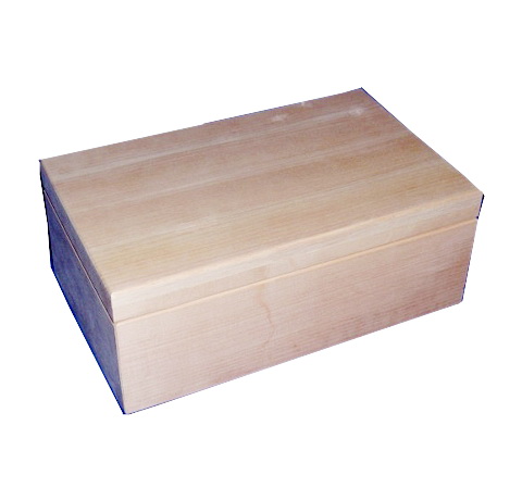 Дерев'яна скринька з перегородками №24, 24х19 см 