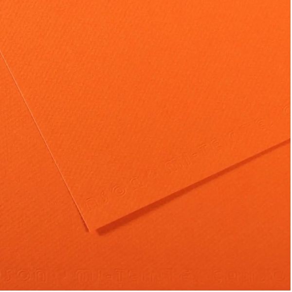 Бумага для пастели Canson Mi-Teintes 160 гр, 50x65 см, 453 ОРАНЖЕВЫЙ (Orange)