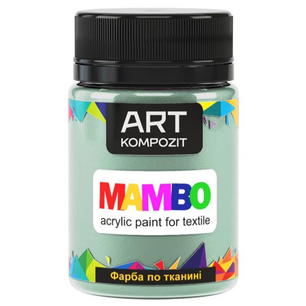 Фарба для малювання по тканині MAMBO "ART Kompozit", колір: 112 КОНВАЛІЯ, 50 ml