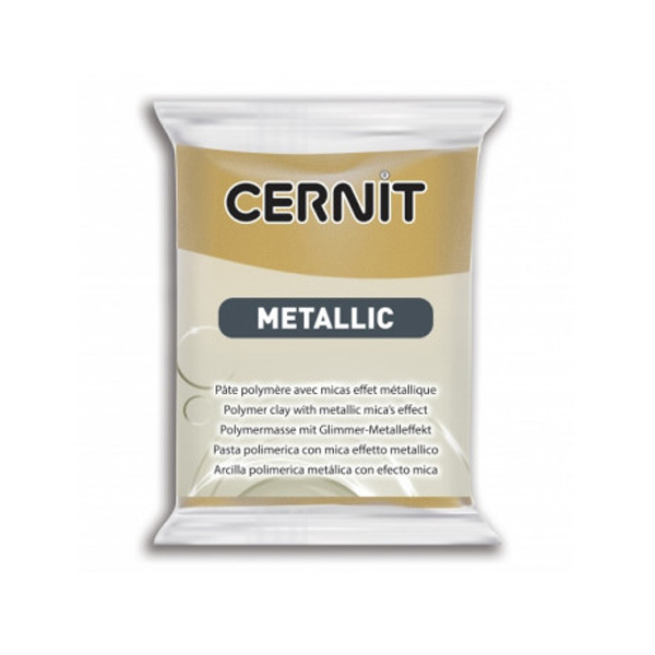 Полімерна глина Cernit Metallic №053 ТЕМНЕ ЗОЛОТО, 56 гр. 