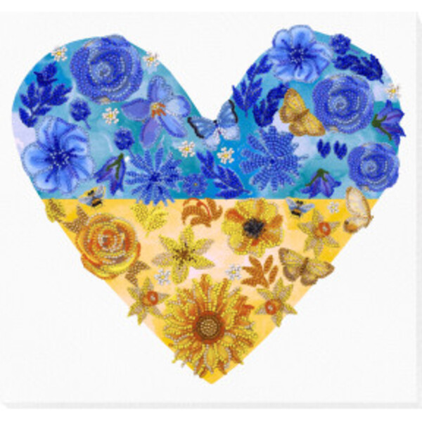 Набор для вышивки крестом «Славная Украина» AbrisArt, 35x32 см