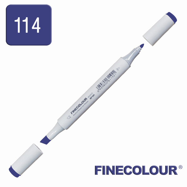 Маркер спиртовой Finecolour Junior 114 темно-синий B114