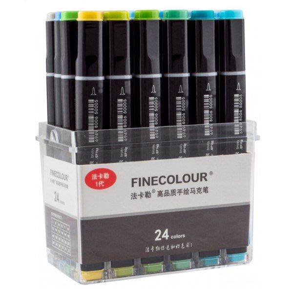 Набор маркеров Finecolour Brush 24 цвета - фото 1